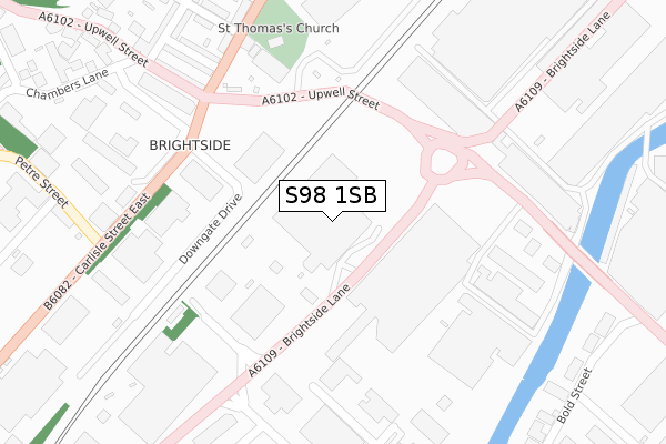 S98 1SB map - large scale - OS Open Zoomstack (Ordnance Survey) S98 1SB map - large scale - OS Open Zoomstack (Ordnance Survey)