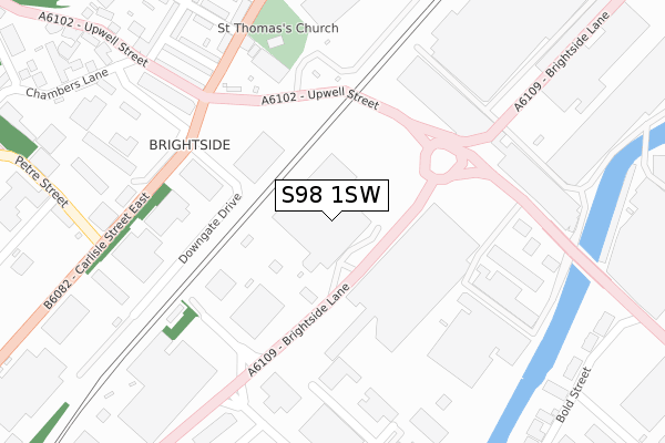 S98 1SW map - large scale - OS Open Zoomstack (Ordnance Survey) S98 1SW map - large scale - OS Open Zoomstack (Ordnance Survey)
