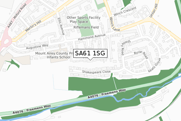 SA61 1SG maps, stats, and open data