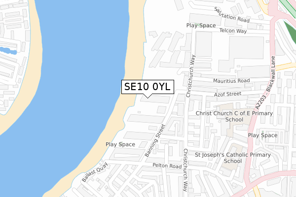 SE10 0YL map - large scale - OS Open Zoomstack (Ordnance Survey) SE10 0YL map - large scale - OS Open Zoomstack (Ordnance Survey)