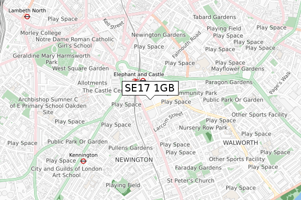 SE17 1GB map - small scale - OS Open Zoomstack (Ordnance Survey) SE17 1GB map - small scale - OS Open Zoomstack (Ordnance Survey)