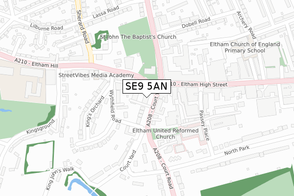 SE9 5AN map - large scale - OS Open Zoomstack (Ordnance Survey) SE9 5AN map - large scale - OS Open Zoomstack (Ordnance Survey)