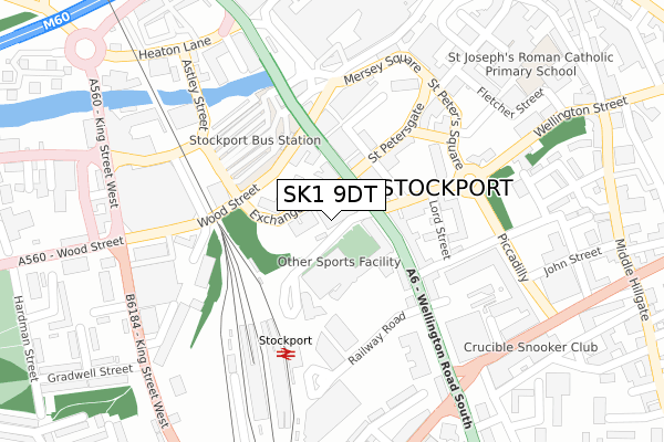 SK1 9DT map - large scale - OS Open Zoomstack (Ordnance Survey) SK1 9DT map - large scale - OS Open Zoomstack (Ordnance Survey)