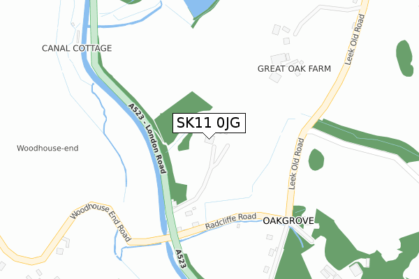 SK11 0JG map - large scale - OS Open Zoomstack (Ordnance Survey) SK11 0JG map - large scale - OS Open Zoomstack (Ordnance Survey)