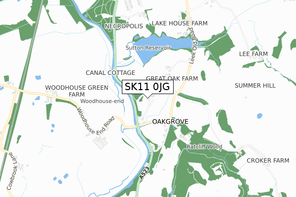 SK11 0JG map - small scale - OS Open Zoomstack (Ordnance Survey) SK11 0JG map - small scale - OS Open Zoomstack (Ordnance Survey)