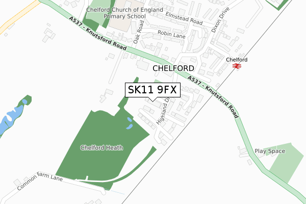 SK11 9FX map - large scale - OS Open Zoomstack (Ordnance Survey) SK11 9FX map - large scale - OS Open Zoomstack (Ordnance Survey)
