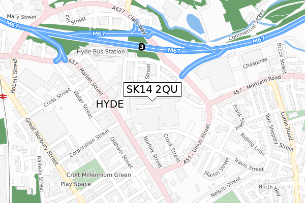 SK14 2QU map - large scale - OS Open Zoomstack (Ordnance Survey) SK14 2QU map - large scale - OS Open Zoomstack (Ordnance Survey)
