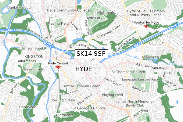 SK14 9SP map - small scale - OS Open Zoomstack (Ordnance Survey) SK14 9SP map - small scale - OS Open Zoomstack (Ordnance Survey)