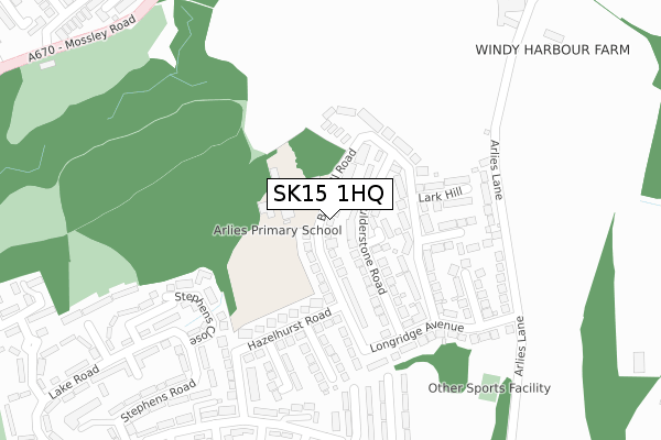 SK15 1HQ map - large scale - OS Open Zoomstack (Ordnance Survey) SK15 1HQ map - large scale - OS Open Zoomstack (Ordnance Survey)