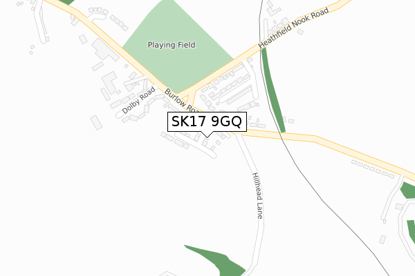 SK17 9GQ map - large scale - OS Open Zoomstack (Ordnance Survey)