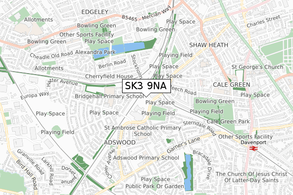 SK3 9NA map - small scale - OS Open Zoomstack (Ordnance Survey) SK3 9NA map - small scale - OS Open Zoomstack (Ordnance Survey)