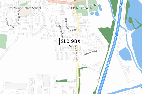 SL0 9BX map - large scale - OS Open Zoomstack (Ordnance Survey) SL0 9BX map - large scale - OS Open Zoomstack (Ordnance Survey)