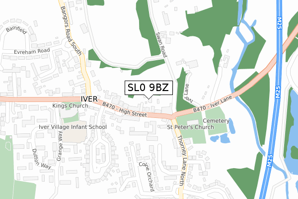 SL0 9BZ map - large scale - OS Open Zoomstack (Ordnance Survey) SL0 9BZ map - large scale - OS Open Zoomstack (Ordnance Survey)
