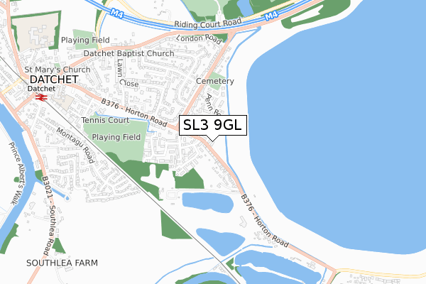 SL3 9GL map - small scale - OS Open Zoomstack (Ordnance Survey) SL3 9GL map - small scale - OS Open Zoomstack (Ordnance Survey)