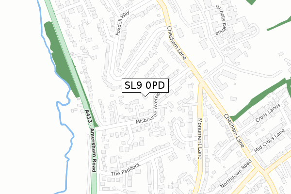 SL9 0PD map - large scale - OS Open Zoomstack (Ordnance Survey) SL9 0PD map - large scale - OS Open Zoomstack (Ordnance Survey)