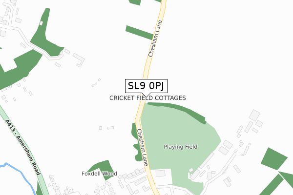 SL9 0PJ map - large scale - OS Open Zoomstack (Ordnance Survey) SL9 0PJ map - large scale - OS Open Zoomstack (Ordnance Survey)