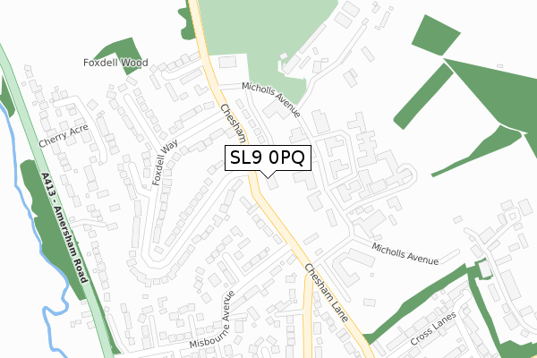 SL9 0PQ map - large scale - OS Open Zoomstack (Ordnance Survey) SL9 0PQ map - large scale - OS Open Zoomstack (Ordnance Survey)