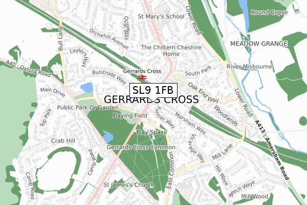 SL9 1FB map - small scale - OS Open Zoomstack (Ordnance Survey) SL9 1FB map - small scale - OS Open Zoomstack (Ordnance Survey)