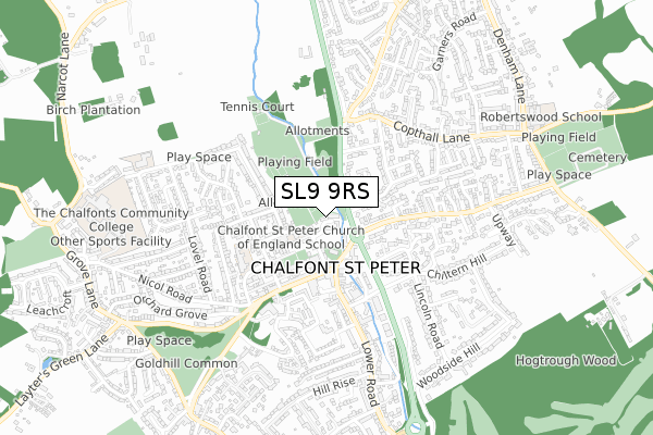 SL9 9RS maps, stats, and open data