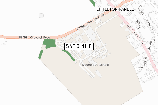 SN10 4HF map - large scale - OS Open Zoomstack (Ordnance Survey) SN10 4HF map - large scale - OS Open Zoomstack (Ordnance Survey)