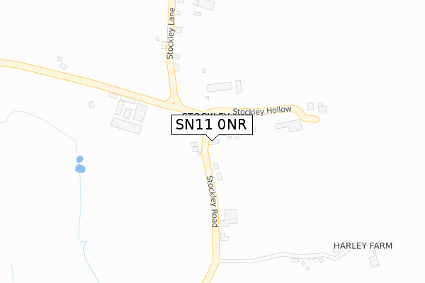 SN11 0NR map - large scale - OS Open Zoomstack (Ordnance Survey)