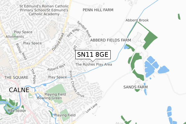 SN11 8GE map - small scale - OS Open Zoomstack (Ordnance Survey) SN11 8GE map - small scale - OS Open Zoomstack (Ordnance Survey)
