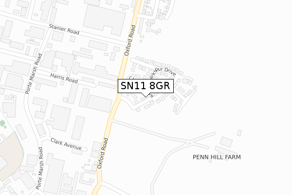 SN11 8GR map - large scale - OS Open Zoomstack (Ordnance Survey) SN11 8GR map - large scale - OS Open Zoomstack (Ordnance Survey)