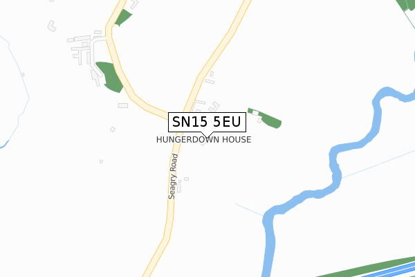 SN15 5EU map - large scale - OS Open Zoomstack (Ordnance Survey)