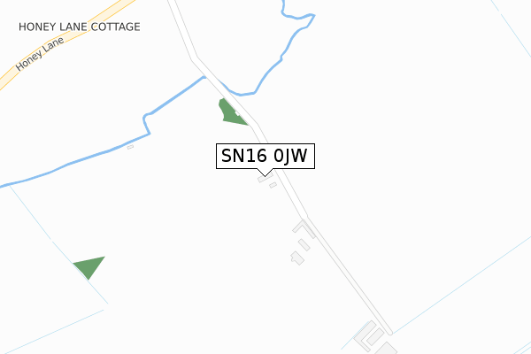 SN16 0JW map - large scale - OS Open Zoomstack (Ordnance Survey) SN16 0JW map - large scale - OS Open Zoomstack (Ordnance Survey)