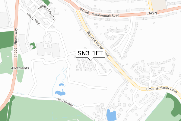 SN3 1FT map - large scale - OS Open Zoomstack (Ordnance Survey) SN3 1FT map - large scale - OS Open Zoomstack (Ordnance Survey)