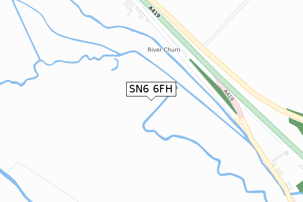 SN6 6FH map - large scale - OS Open Zoomstack (Ordnance Survey) SN6 6FH map - large scale - OS Open Zoomstack (Ordnance Survey)