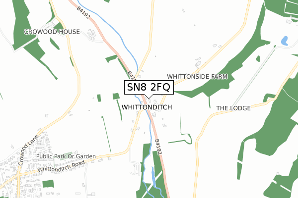 SN8 2FQ map - small scale - OS Open Zoomstack (Ordnance Survey) SN8 2FQ map - small scale - OS Open Zoomstack (Ordnance Survey)