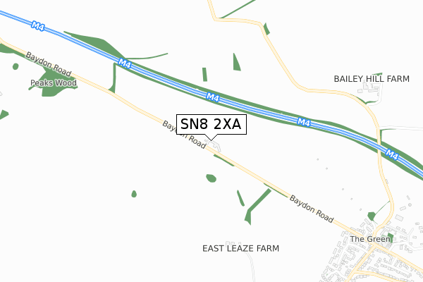SN8 2XA map - small scale - OS Open Zoomstack (Ordnance Survey) SN8 2XA map - small scale - OS Open Zoomstack (Ordnance Survey)