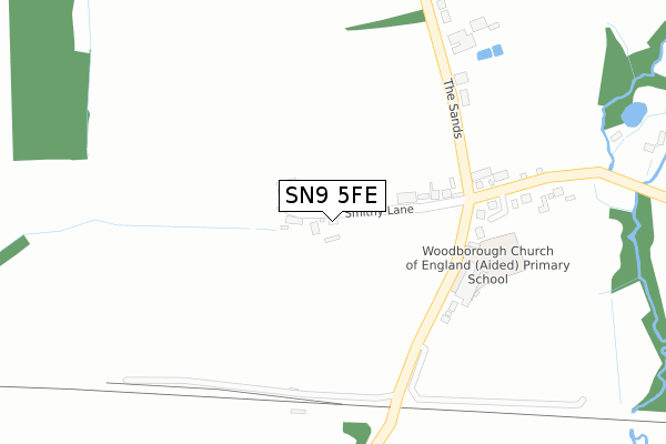 SN9 5FE map - large scale - OS Open Zoomstack (Ordnance Survey) SN9 5FE map - large scale - OS Open Zoomstack (Ordnance Survey)