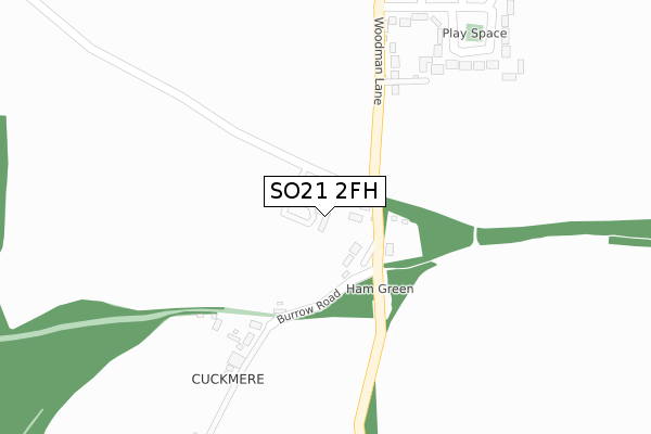 SO21 2FH map - large scale - OS Open Zoomstack (Ordnance Survey) SO21 2FH map - large scale - OS Open Zoomstack (Ordnance Survey)