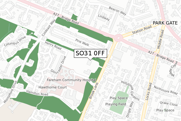 SO31 0FF map - large scale - OS Open Zoomstack (Ordnance Survey) SO31 0FF map - large scale - OS Open Zoomstack (Ordnance Survey)
