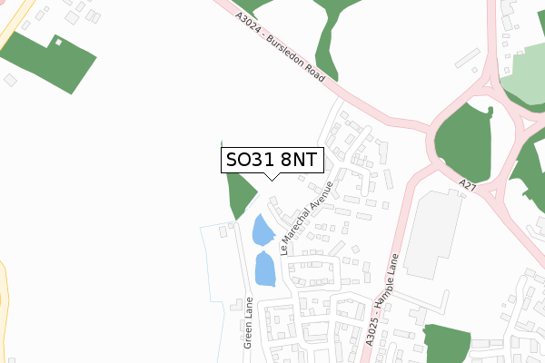 SO31 8NT map - large scale - OS Open Zoomstack (Ordnance Survey) SO31 8NT map - large scale - OS Open Zoomstack (Ordnance Survey)