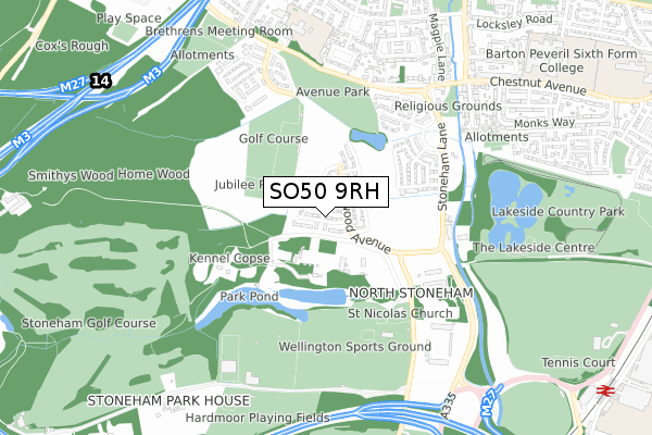 SO50 9RH map - small scale - OS Open Zoomstack (Ordnance Survey) SO50 9RH map - small scale - OS Open Zoomstack (Ordnance Survey)