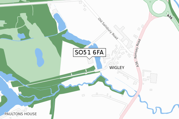 SO51 6FA map - large scale - OS Open Zoomstack (Ordnance Survey) SO51 6FA map - large scale - OS Open Zoomstack (Ordnance Survey)
