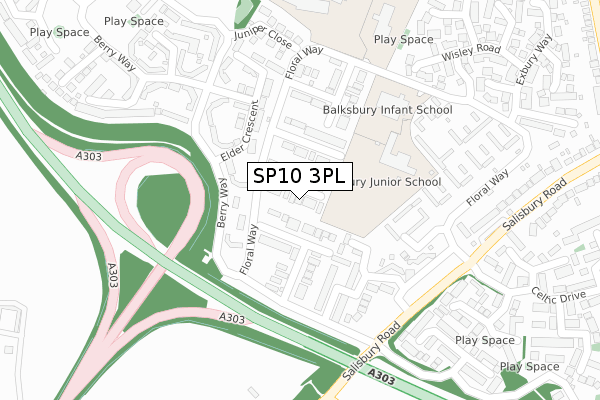 SP10 3PL map - large scale - OS Open Zoomstack (Ordnance Survey) SP10 3PL map - large scale - OS Open Zoomstack (Ordnance Survey)