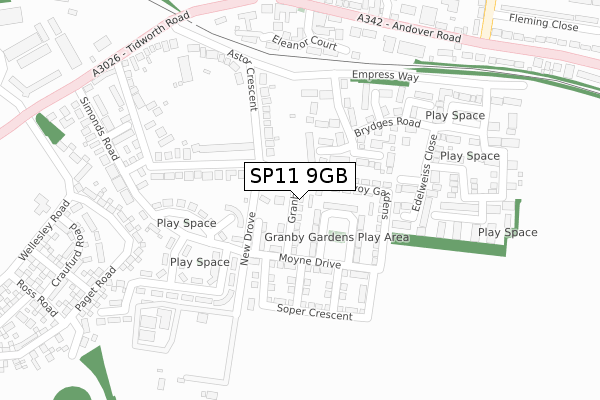 SP11 9GB map - large scale - OS Open Zoomstack (Ordnance Survey) SP11 9GB map - large scale - OS Open Zoomstack (Ordnance Survey)