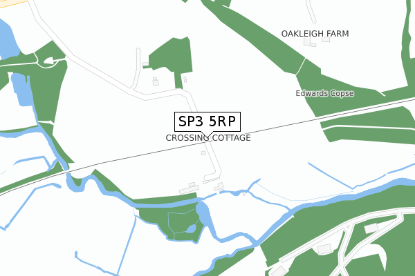SP3 5RP map - large scale - OS Open Zoomstack (Ordnance Survey) SP3 5RP map - large scale - OS Open Zoomstack (Ordnance Survey)
