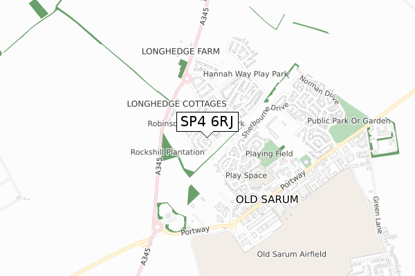 SP4 6RJ map - small scale - OS Open Zoomstack (Ordnance Survey) SP4 6RJ map - small scale - OS Open Zoomstack (Ordnance Survey)