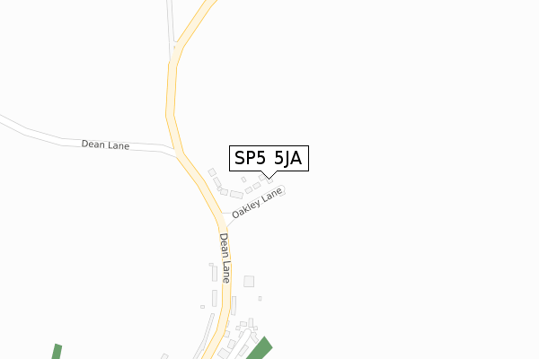 SP5 5JA map - large scale - OS Open Zoomstack (Ordnance Survey)