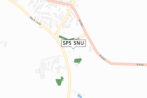 SP5 5NU map - large scale - OS Open Zoomstack (Ordnance Survey)
