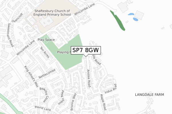 SP7 8GW map - large scale - OS Open Zoomstack (Ordnance Survey) SP7 8GW map - large scale - OS Open Zoomstack (Ordnance Survey)
