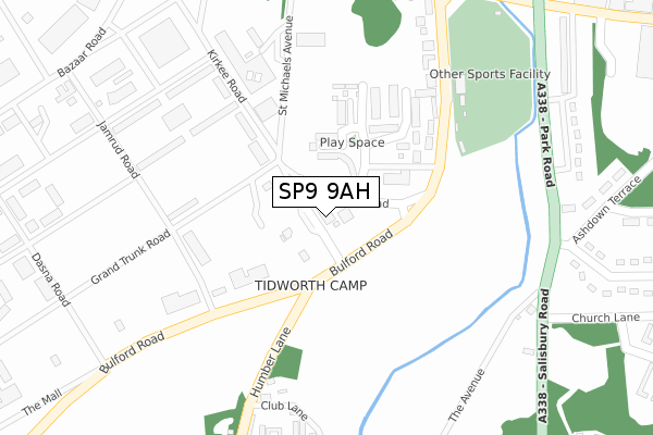 SP9 9AH map - large scale - OS Open Zoomstack (Ordnance Survey) SP9 9AH map - large scale - OS Open Zoomstack (Ordnance Survey)