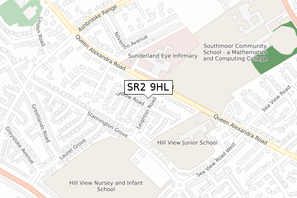 SR2 9HL map - large scale - OS Open Zoomstack (Ordnance Survey) SR2 9HL map - large scale - OS Open Zoomstack (Ordnance Survey)