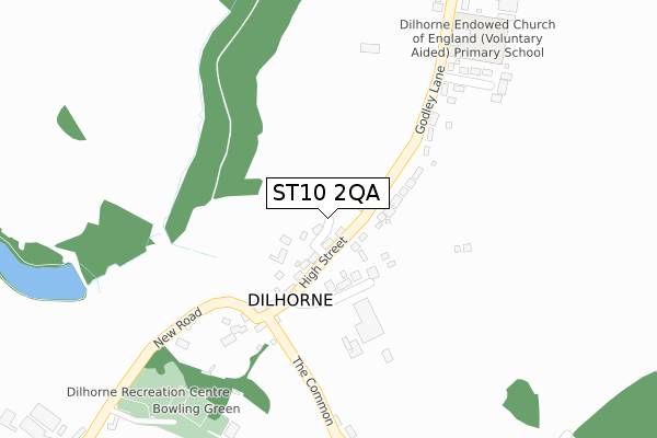 ST10 2QA map - large scale - OS Open Zoomstack (Ordnance Survey) ST10 2QA map - large scale - OS Open Zoomstack (Ordnance Survey)