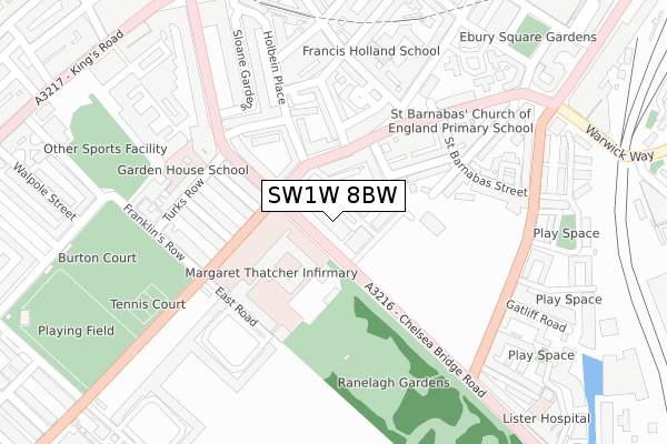 SW1W 8BW map - large scale - OS Open Zoomstack (Ordnance Survey) SW1W 8BW map - large scale - OS Open Zoomstack (Ordnance Survey)